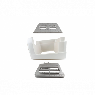 PRIMED LOWER STEP SURROUND ASSEMBLY PASSENGER SIDE LH