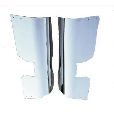 STAINLESS STEEL MIRROR GUARD SET RH & LH (PAIR)