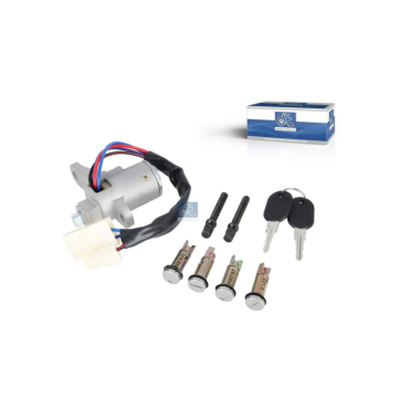 STEERING IGNITION LOCK ASSEMBLY WITH BARRELS & KEYS
