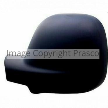 BLACK TEXTURED MIRROR BACK COVER PASSENGER SIDE LH