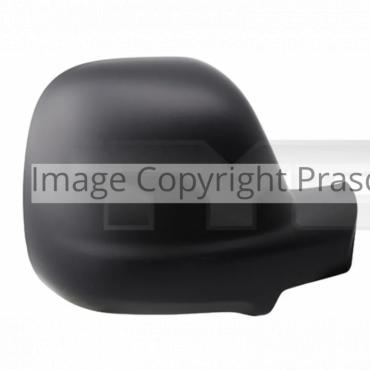 BLACK TEXTURED MIRROR BACK COVER DRIVER SIDE RH