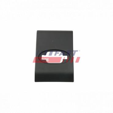 BLACK FRONT DOOR SIDE PROECTION TRIM PANEL PASSENGER SIDE LH