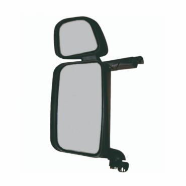 ELECTRIC ADJUST 'SHORT ARM TWIN MIRROR HEAD PASSENGER SIDE LH