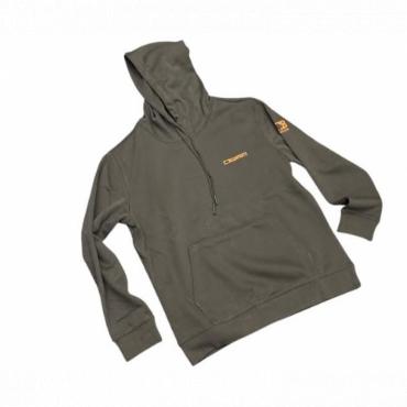 BISON LOGO'D GREY HOODIE XXXL