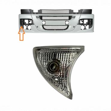 CLEAR FRONT INDICATOR LAMP DRIVER SIDE RH