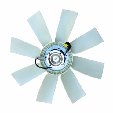 VISCOUS FAN HUB WITH BLADES