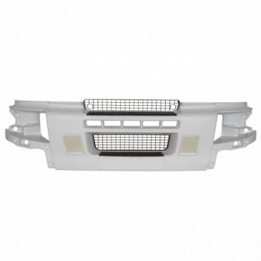 PAINTED WHITE FRONT BUMPER CENTRE KIT