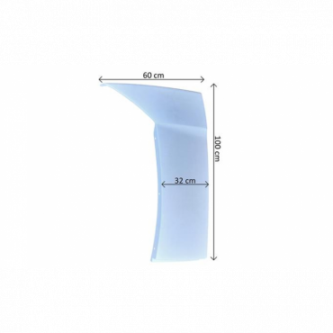 REAR UPPER SIDE FAIRING SPOILER PASSENGER SIDE LH