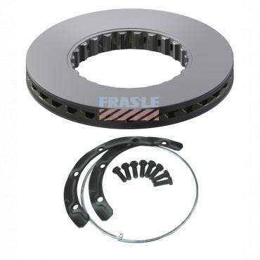 VENTED BRAKE DISC WITH FITTING KIT