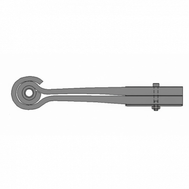 REAR 2 LEAF TRAILING ARM ROAD SPRING