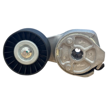 AUXILIARY BELT TENSIONER WITH PLASTIC PULLEY