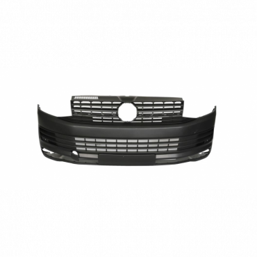 BLACK FRONT BUMPER WITH GRILLE (WITH PDC HOLES)
