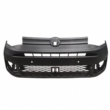 FRONT BUMPER BLACK WITH PARK ASSIST AND BLIND SPOT DETECTION
