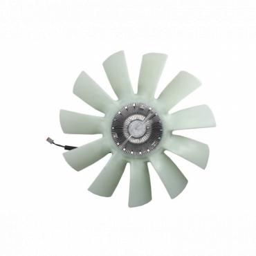 VISCOUS FAN CLUTCH HUB WITH BLADES