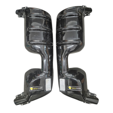 BLACK SUPER STRONG MIRROR GUARD SET