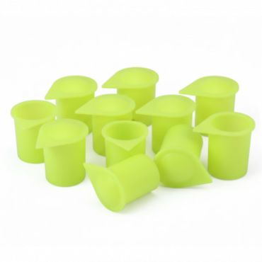19MM FLUORESCENT YELLOW LONG REACH WHEEL NUT INDICATOR COVERS (PKT 10)