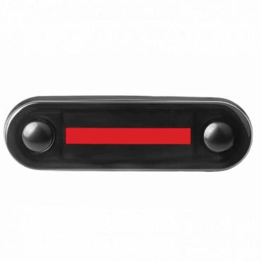 LED RED SMOKED MARKER LAMP 0.5M CABLE