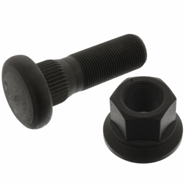 WHEEL BOLT STUD & NUT RHT M22x1.5