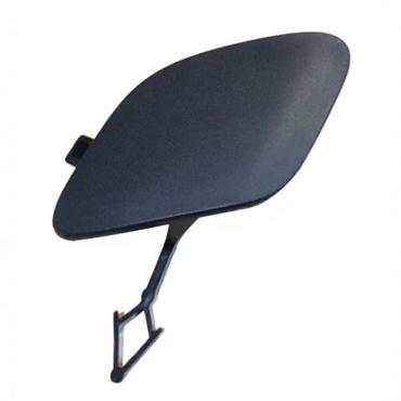 BLACK FRONT BUMPER TOW HOOK COVER