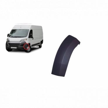 BLACK FRONT BUMPER CORNER END CAP PASSENGER SIDE LH