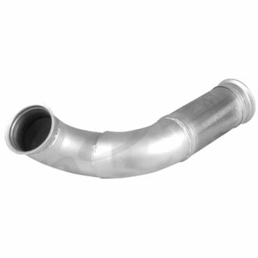 ALUMINIUM EXHAUST DOWNPIPE WITH FLEXI PIPE
