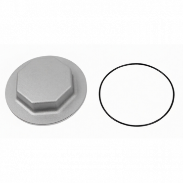 AXLE END HUB CAP WITH O-RING