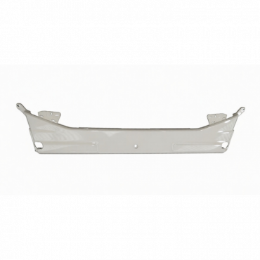 PAINTED WHITE FRONT BUMPER CENTRE