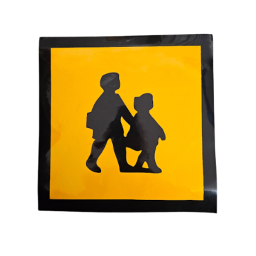 FRONT VINYL SELF ADHESIVE SCHOOL BUS MARKER SIGN 