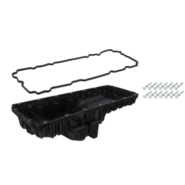 PLASTIC ENGINE OIL SUMP PAN WITH GASKET