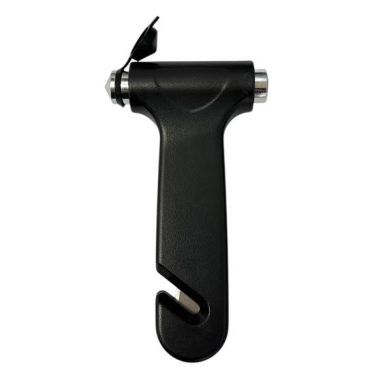 EMERGENCY BREAK GLASS HAMMER WITH SEAT BELT CUTTER