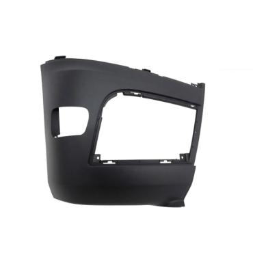GREY FRONT BUMPER CORNER WITH SENSOR HOLE DRIVER SIDE RH