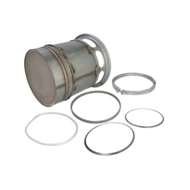 NEW UNIT DIESEL PARTICULATE FILTER WITH CLAMPS & GASKETS