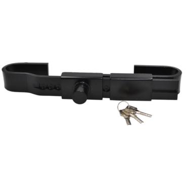 BLACK POWERED COATED CONTAINER LOCK