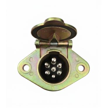 7 PIN 'N TYPE SCREW TERMINAL METAL SOCKET 24V