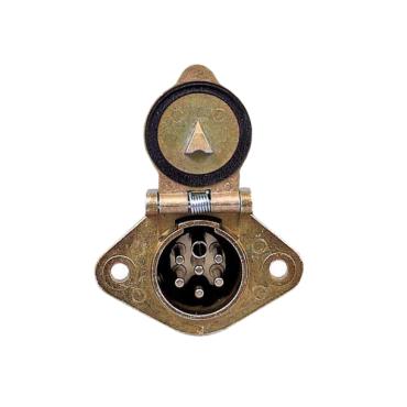 7 PIN 'S TYPE SCREW TERMINAL METAL SOCKET 24V