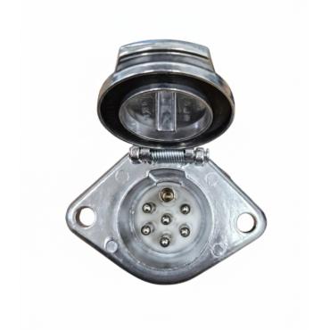 7 PIN 'S TYPE SCREW TERMINAL METAL SOCKET 24V