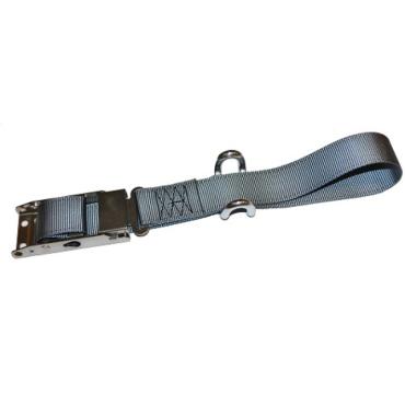 LOCKING 43MM GREY CLOSED RAVE CURTAIN BUCKLE & STRAP