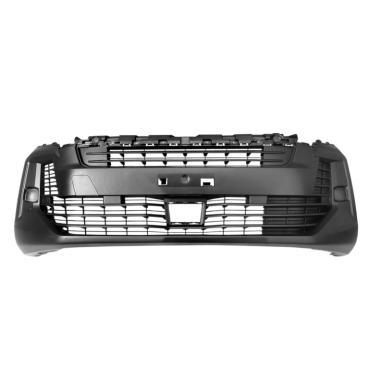 BLACK FRONT BUMPER WITHOUT FOG LAMP HOLES