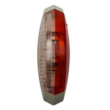 RED & WHITE SIDE MARKER LIGHT LAMP PASSENGER SIDE LH