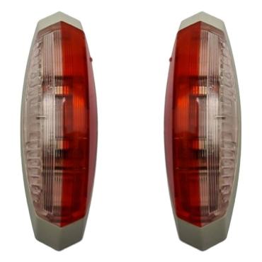 RED & WHITE SIDE MARKER LIGHT LAMPS (RH & LH)