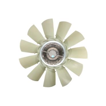 VISCOUS FAN CLUTCH HUB WITH BLADES