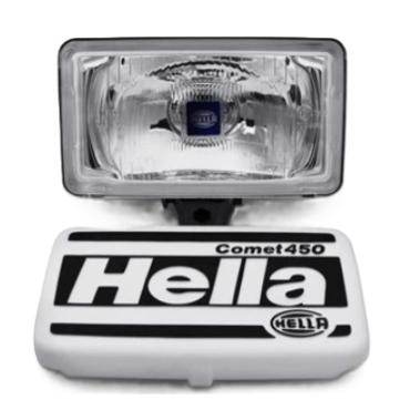 HELLA COMET 450 RECTANGULAR DRIVING LAMP & COVER (CLEAR) 