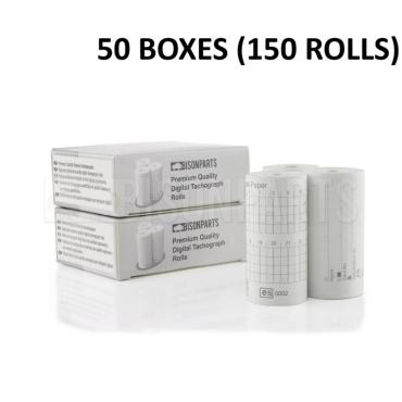 (50 BOXES) DIGITAL TACHOGRAPH ROLLS (150 ROLLS)