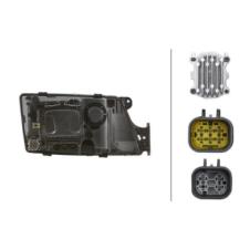 ELECTRIC ADJUST HEADLAMP WITH DRL PASSENGER SIDE LH