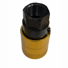 YELLOW AIR LINE FEMALE C COUPLING WITH LIFTER VALVE M22X1.5
