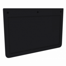 PLAIN BLACK RUBBER MUDFLAP 22" X 18" (SINGLE)