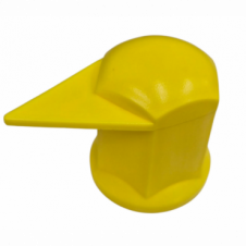 32MM LONG REACH DUSTITE WHEEL NUT COVERS YELLOW (EACH)