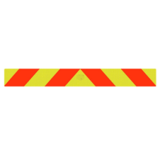 MARKER BOARD TYPE 1 ECE 70 AMBER / YELLOW CHEVRONS ALUMINIUM (SINGLE)