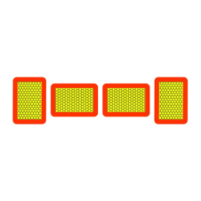 MARKER BOARD TYPE 6 & 7 ECE 70 AMBER / YELLOW SELF ADHESIVE VINYL (PKT 4)