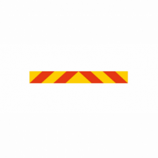 SELF ADHESIVE AMBER / YELLOW MARKER BOARD CHEVRON